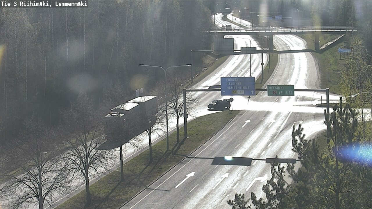 Weather Camera Image Road 3 Riihimäki, Lemmenmäki, Riihimäki, Kanta-Häme