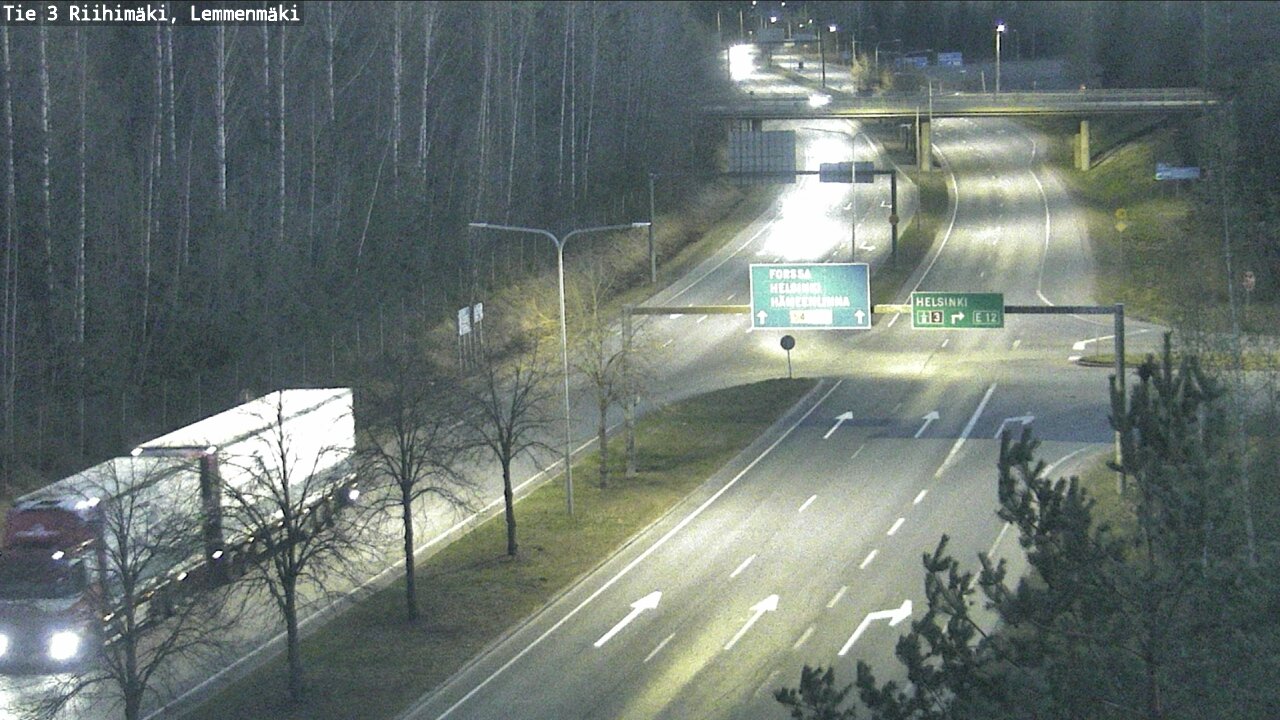 Weather Camera Image Road 3 Riihimäki, Lemmenmäki, Riihimäki, Kanta-Häme