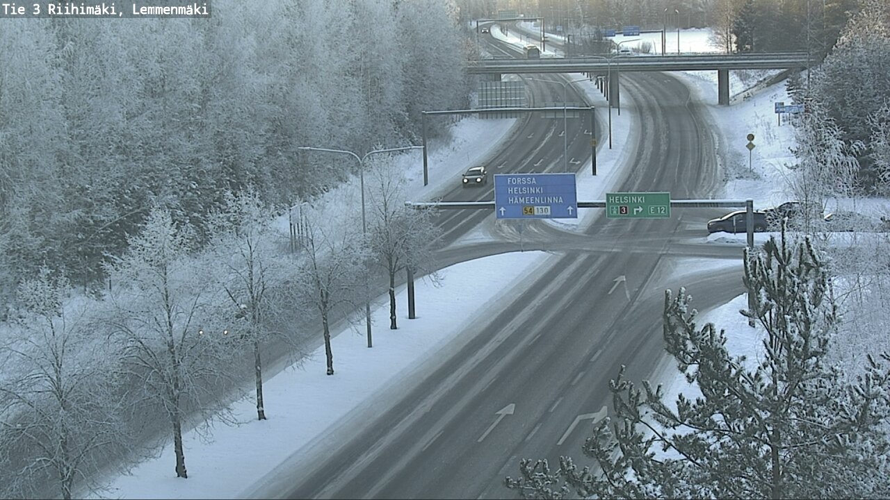 Weather Camera Image Road 3 Riihimäki, Lemmenmäki, Riihimäki, Kanta-Häme