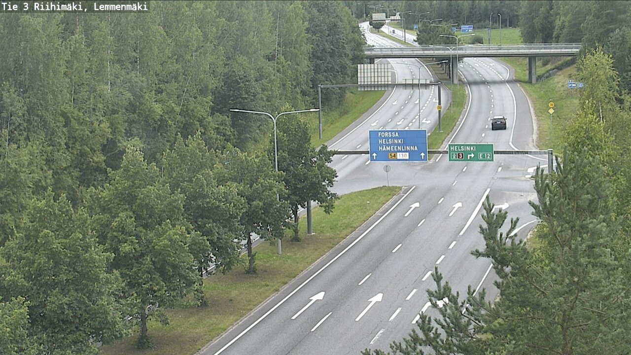 Weather Camera Image Road 3 Riihimäki, Lemmenmäki, Riihimäki, Kanta-Häme
