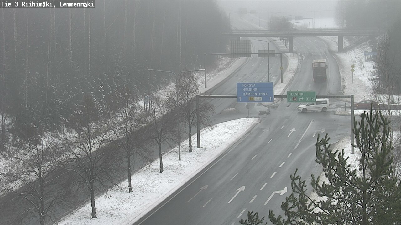 Weather Camera Image Road 3 Riihimäki, Lemmenmäki, Riihimäki, Kanta-Häme