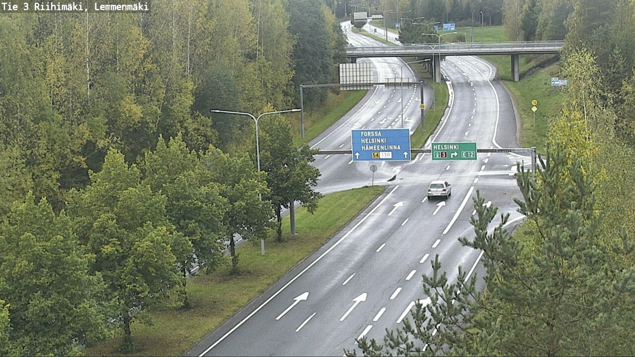 Weather Camera Image Väg 3 Riihimäki, Lemmenmäki, Riihimäki, Kanta-Häme