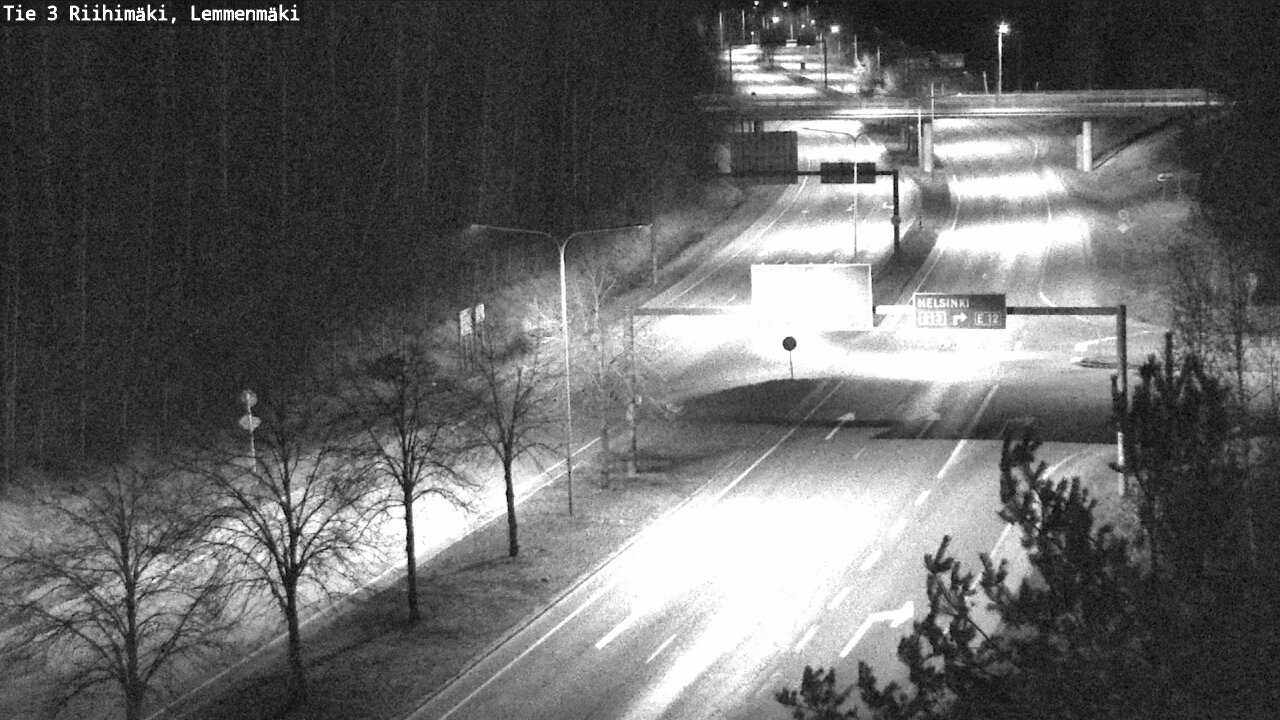 Weather Camera Image Road 3 Riihimäki, Lemmenmäki, Riihimäki, Kanta-Häme