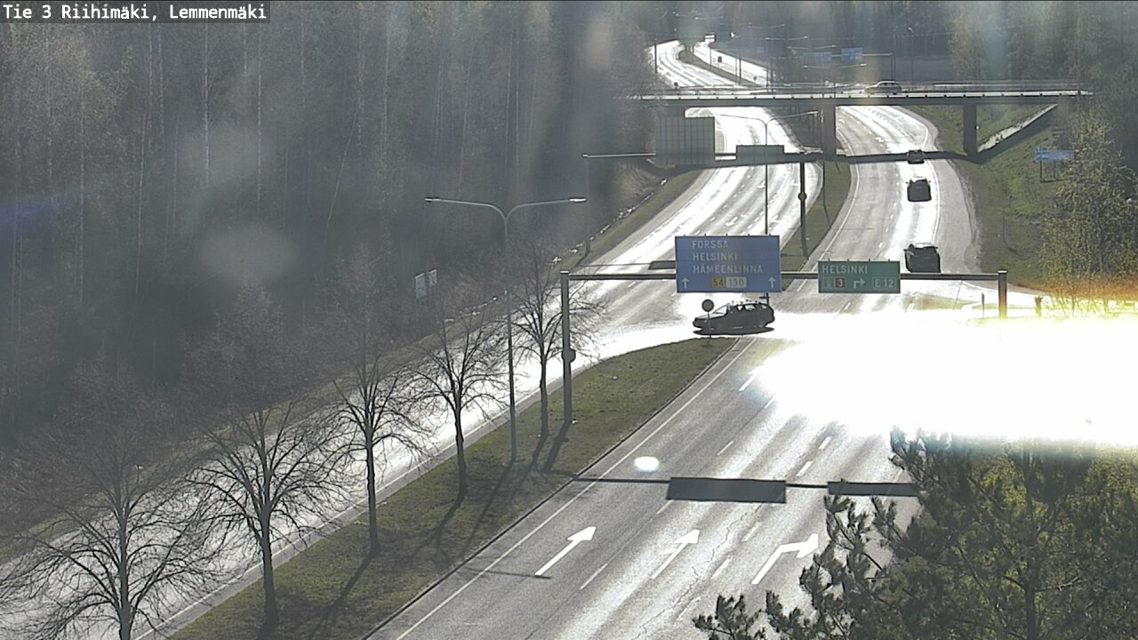 Weather Camera Image Road 3 Riihimäki, Lemmenmäki, Riihimäki, Kanta-Häme
