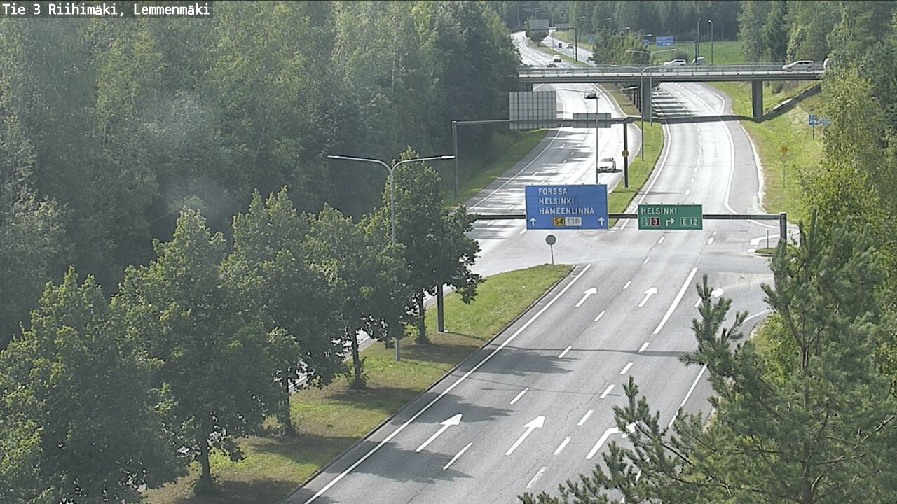 Weather Camera Image Road 3 Riihimäki, Lemmenmäki, Riihimäki, Kanta-Häme