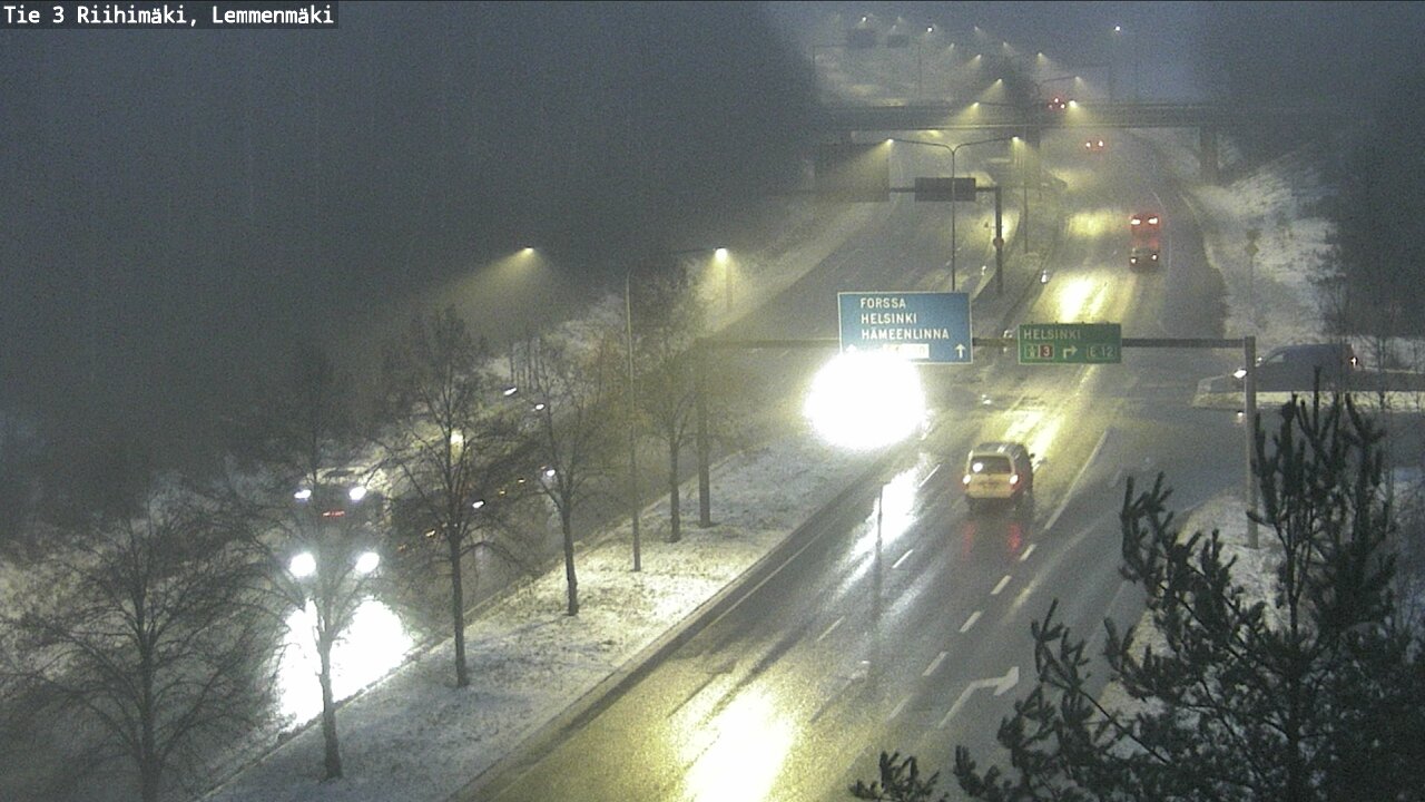 Weather Camera Image Road 3 Riihimäki, Lemmenmäki, Riihimäki, Kanta-Häme