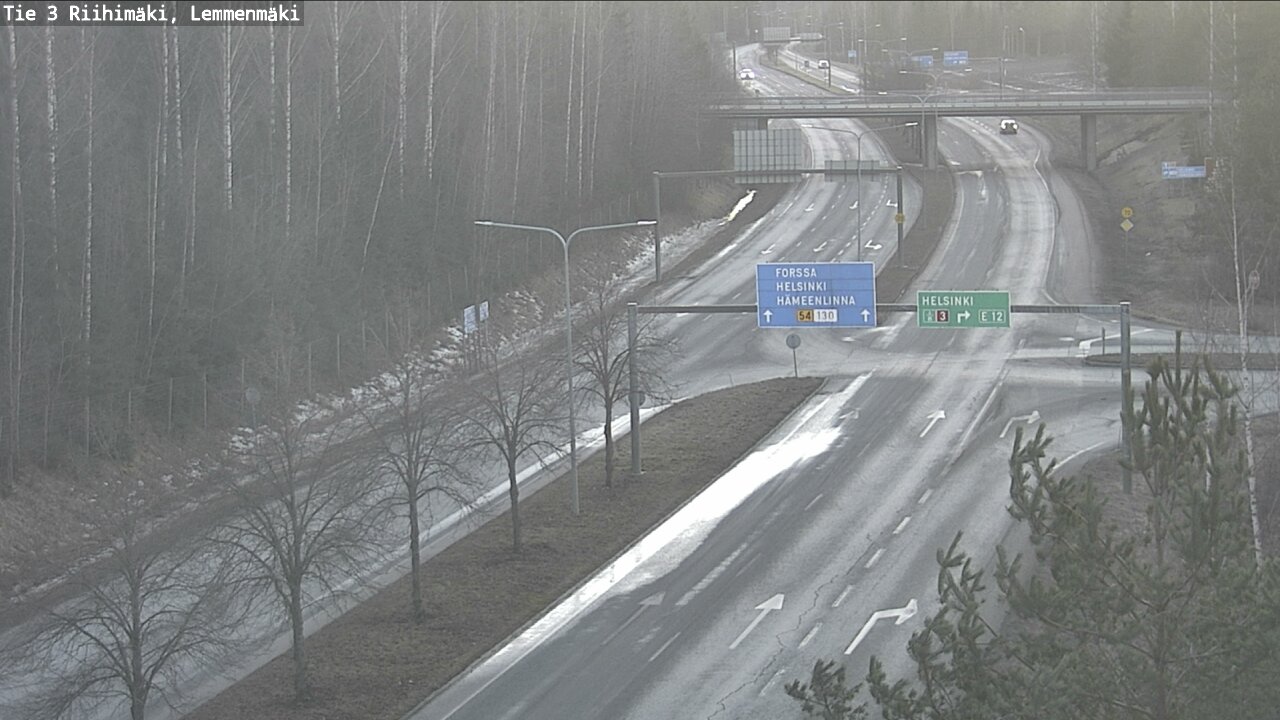 Weather Camera Image Road 3 Riihimäki, Lemmenmäki, Riihimäki, Kanta-Häme