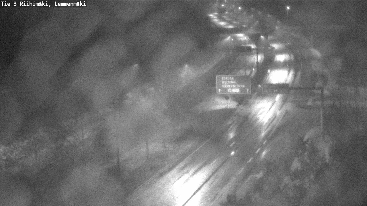 Weather Camera Image Road 3 Riihimäki, Lemmenmäki, Riihimäki, Kanta-Häme