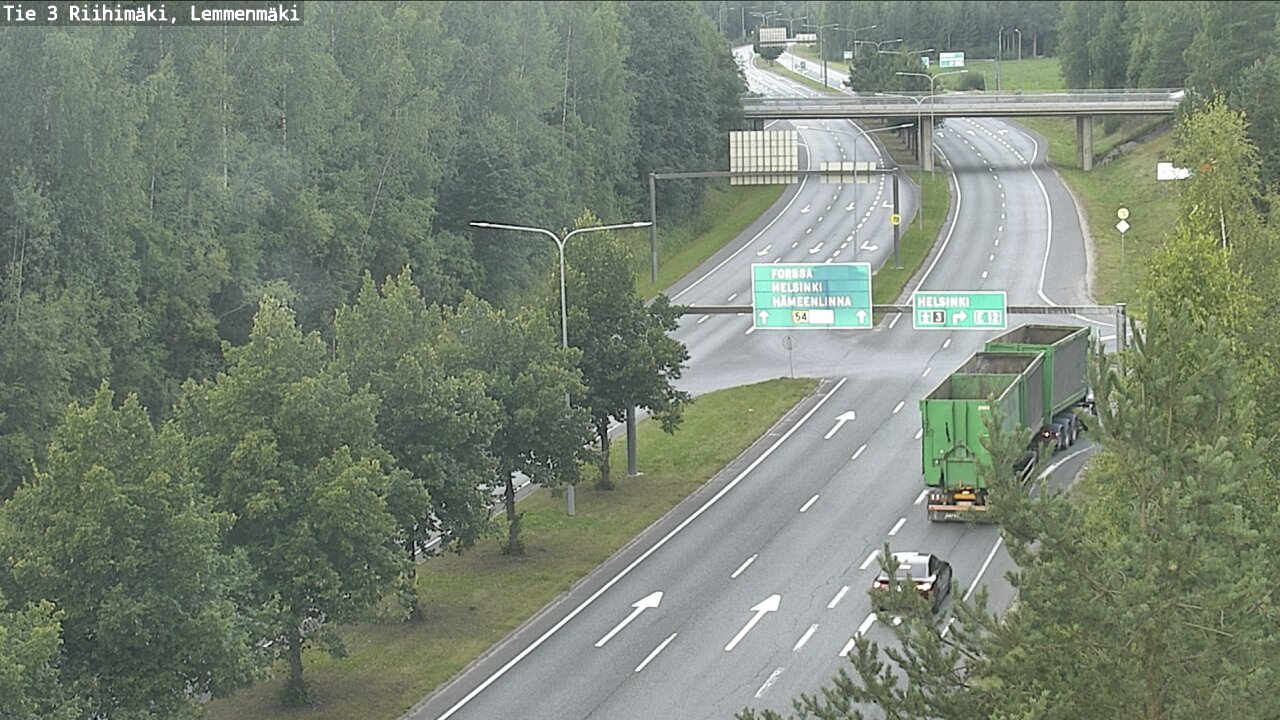 Weather Camera Image Road 3 Riihimäki, Lemmenmäki, Riihimäki, Kanta-Häme