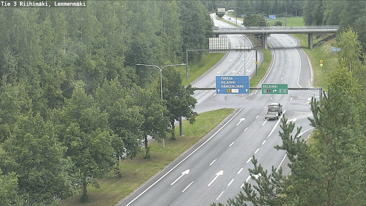 Weather Camera Image Väg 3 Riihimäki, Lemmenmäki, Riihimäki, Kanta-Häme
