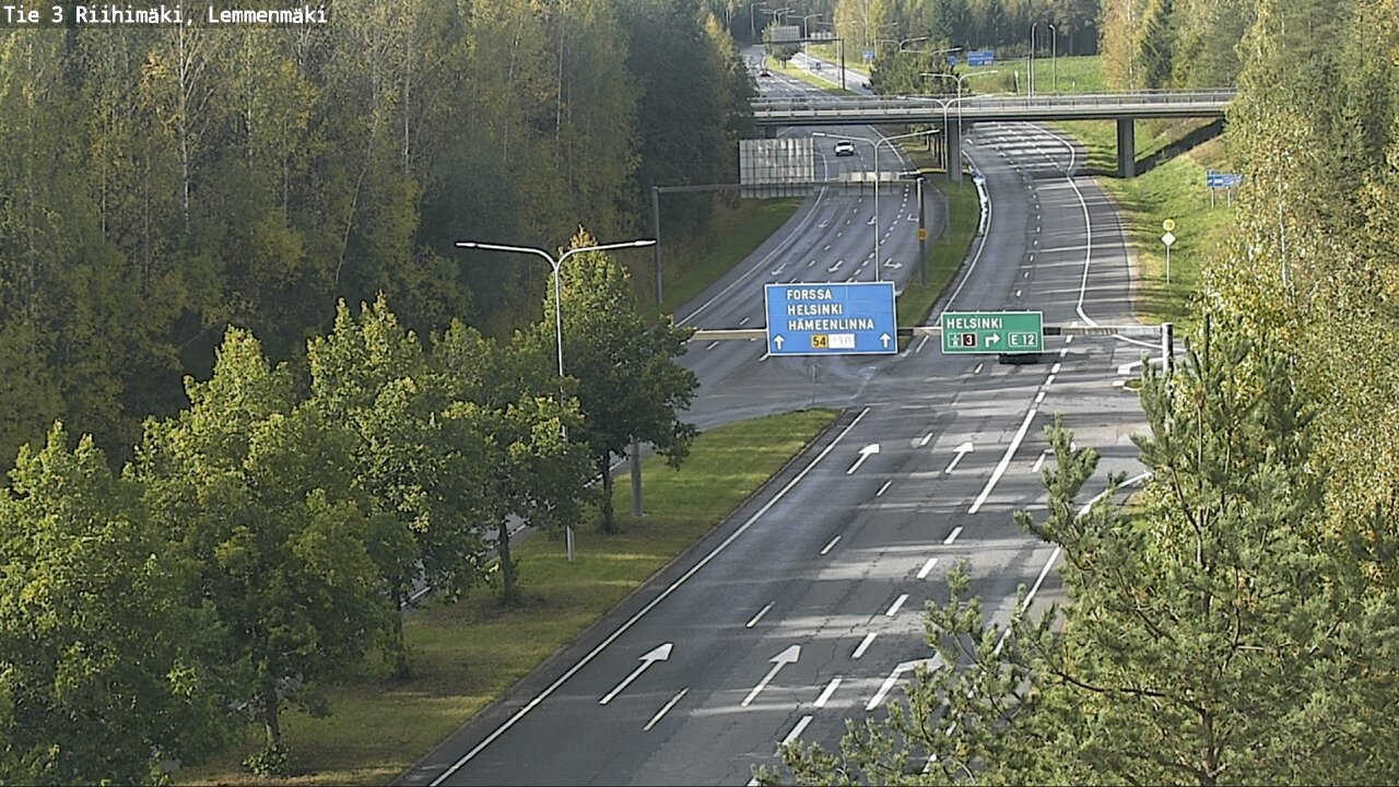 Weather Camera Image Road 3 Riihimäki, Lemmenmäki, Riihimäki, Kanta-Häme