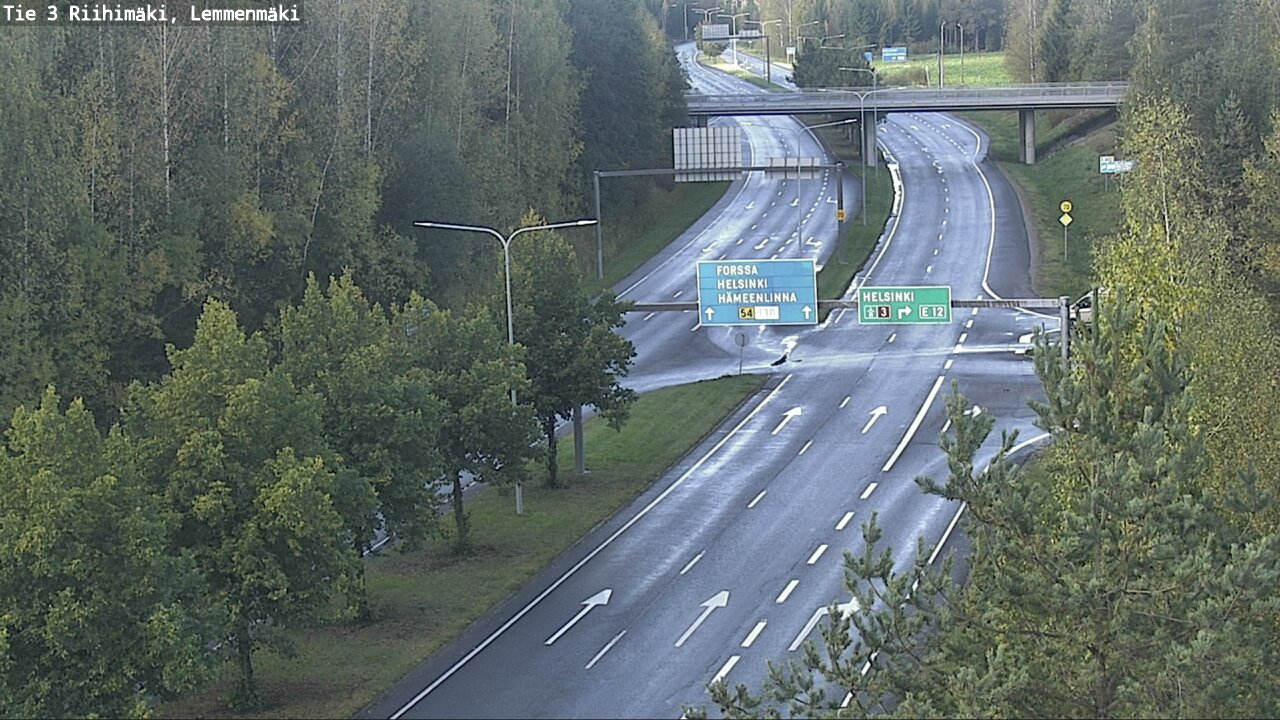 Weather Camera Image Road 3 Riihimäki, Lemmenmäki, Riihimäki, Kanta-Häme