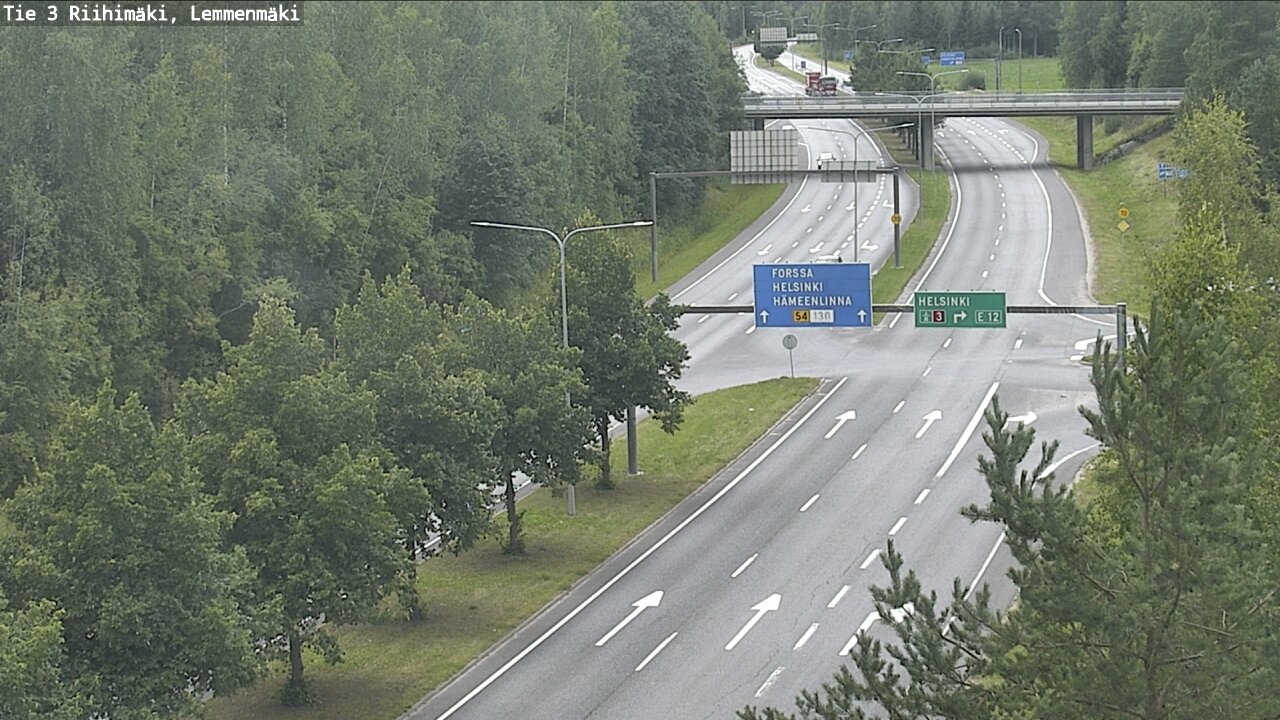 Weather Camera Image Road 3 Riihimäki, Lemmenmäki, Riihimäki, Kanta-Häme