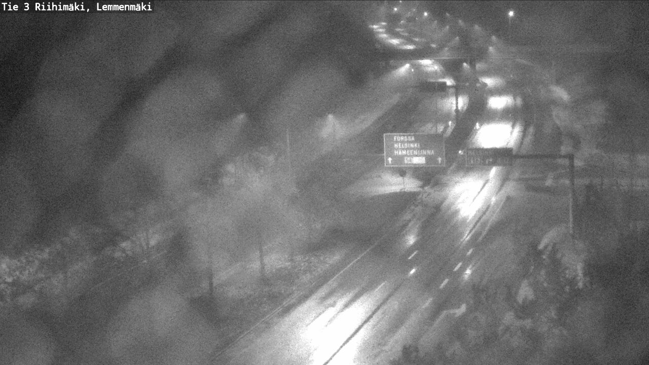 Weather Camera Image Road 3 Riihimäki, Lemmenmäki, Riihimäki, Kanta-Häme