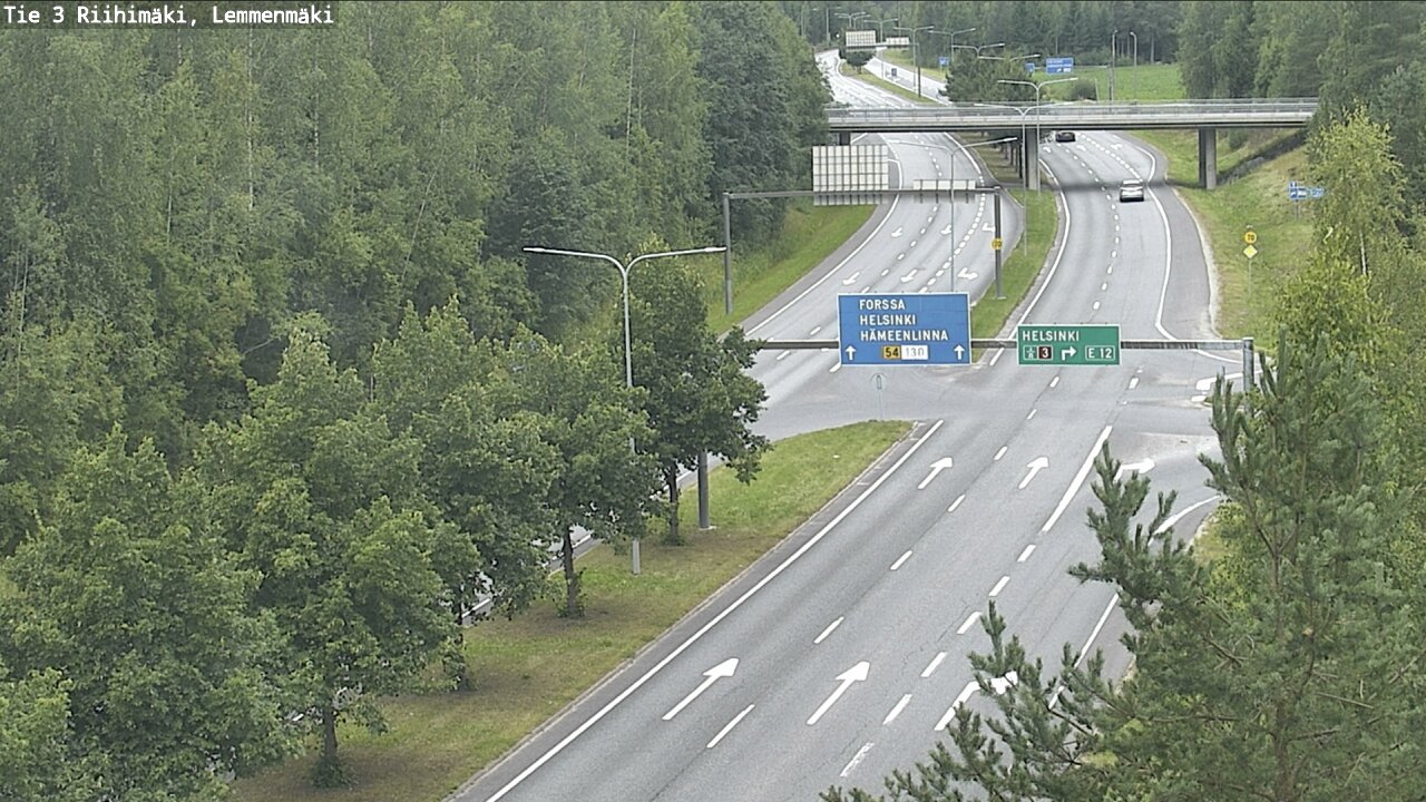 Weather Camera Image Road 3 Riihimäki, Lemmenmäki, Riihimäki, Kanta-Häme