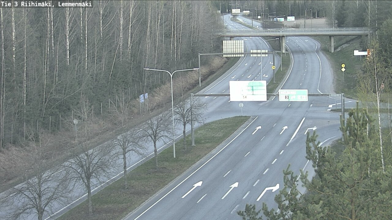 Weather Camera Image Väg 3 Riihimäki, Lemmenmäki, Riihimäki, Kanta-Häme