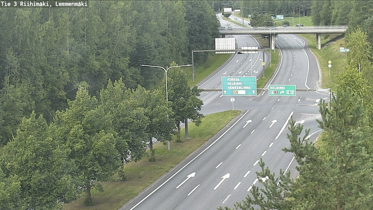 Weather Camera Image Road 3 Riihimäki, Lemmenmäki, Riihimäki, Kanta-Häme