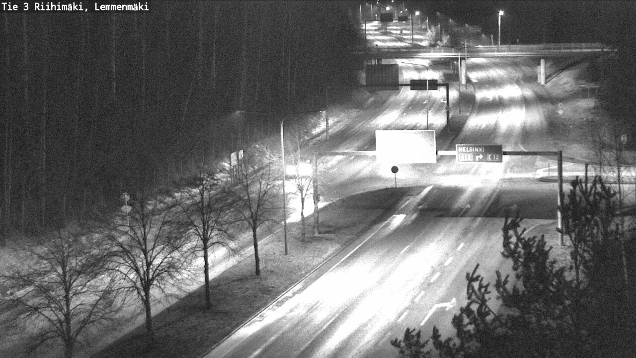 Weather Camera Image Road 3 Riihimäki, Lemmenmäki, Riihimäki, Kanta-Häme