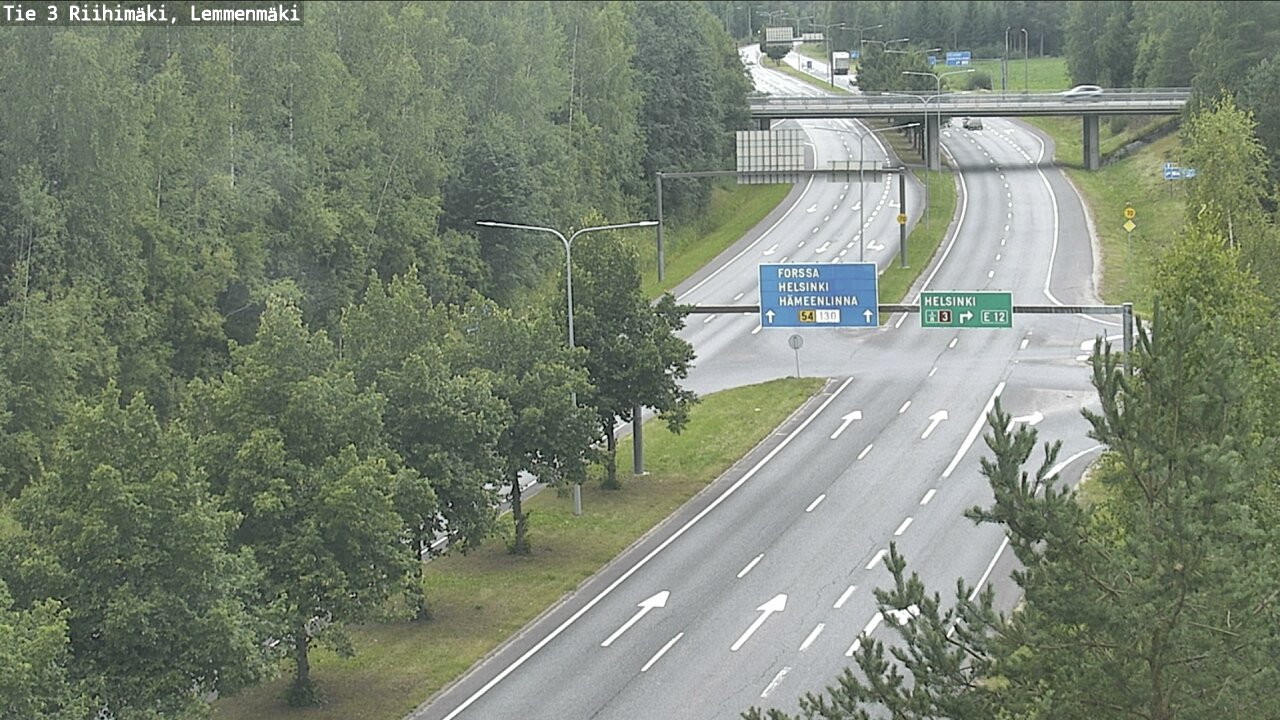 Weather Camera Image Road 3 Riihimäki, Lemmenmäki, Riihimäki, Kanta-Häme