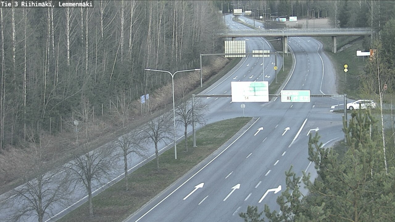 Weather Camera Image Road 3 Riihimäki, Lemmenmäki, Riihimäki, Kanta-Häme