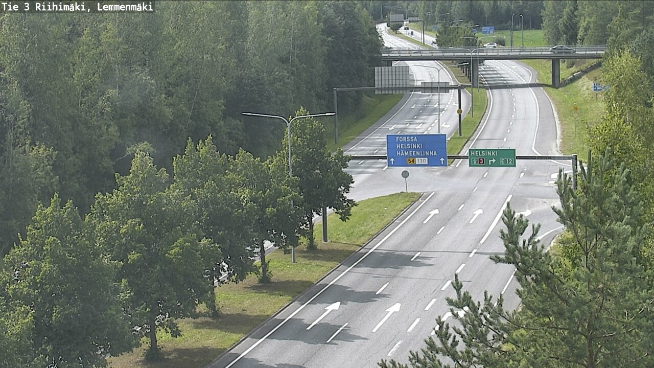 Weather Camera Image Road 3 Riihimäki, Lemmenmäki, Riihimäki, Kanta-Häme