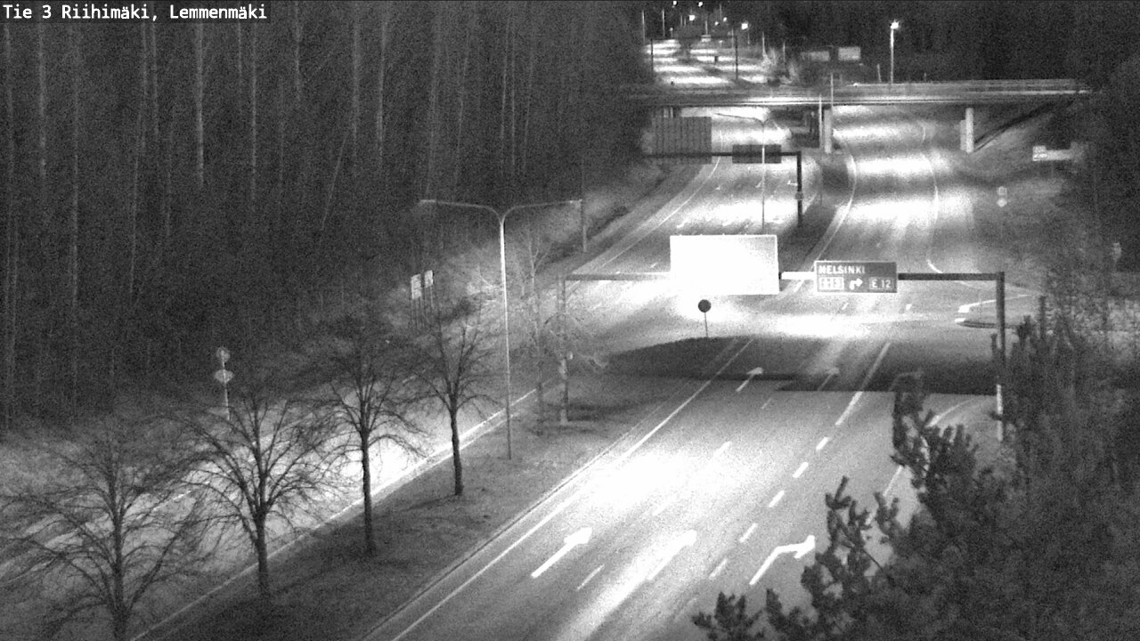 Weather Camera Image Road 3 Riihimäki, Lemmenmäki, Riihimäki, Kanta-Häme