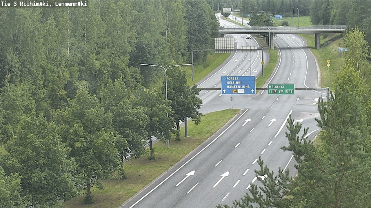 Weather Camera Image Road 3 Riihimäki, Lemmenmäki, Riihimäki, Kanta-Häme