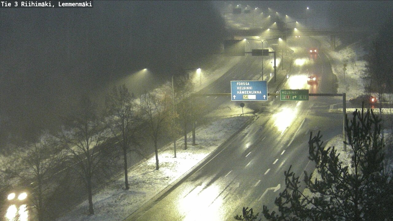 Weather Camera Image Road 3 Riihimäki, Lemmenmäki, Riihimäki, Kanta-Häme
