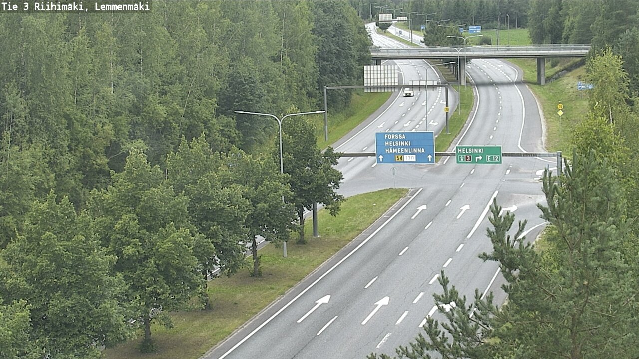 Weather Camera Image Road 3 Riihimäki, Lemmenmäki, Riihimäki, Kanta-Häme