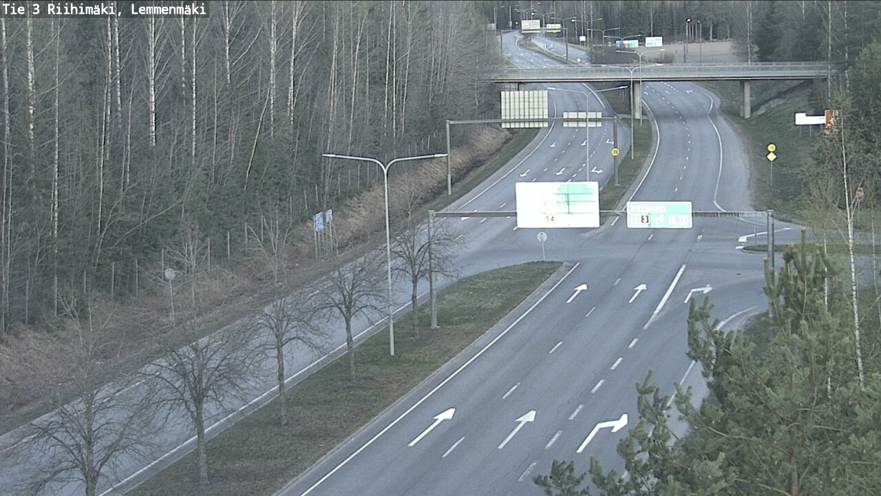 Weather Camera Image Road 3 Riihimäki, Lemmenmäki, Riihimäki, Kanta-Häme