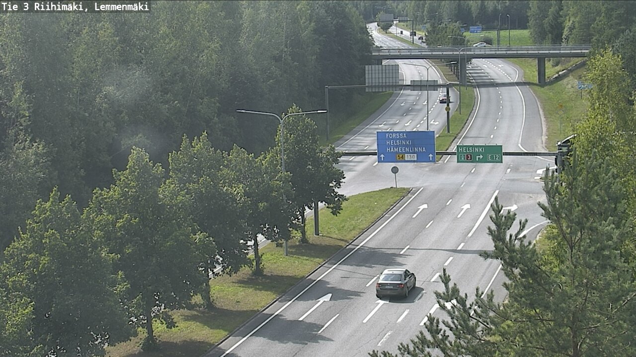 Weather Camera Image Road 3 Riihimäki, Lemmenmäki, Riihimäki, Kanta-Häme
