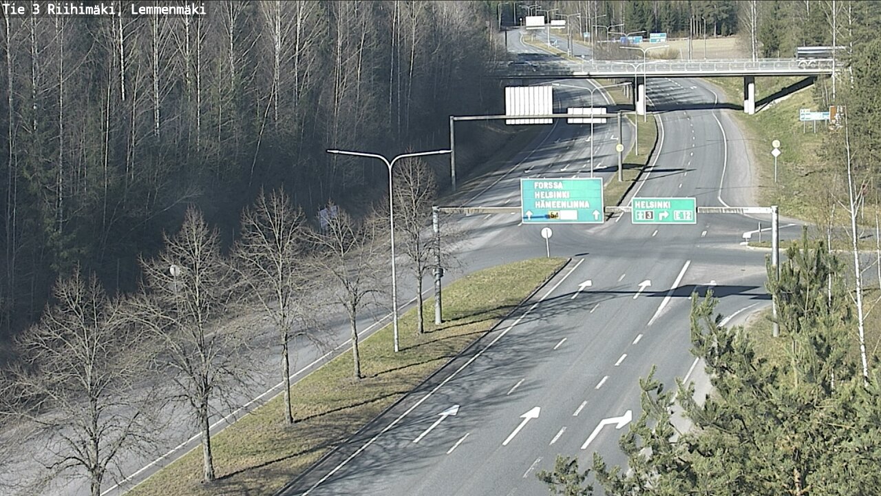 Weather Camera Image Road 3 Riihimäki, Lemmenmäki, Riihimäki, Kanta-Häme