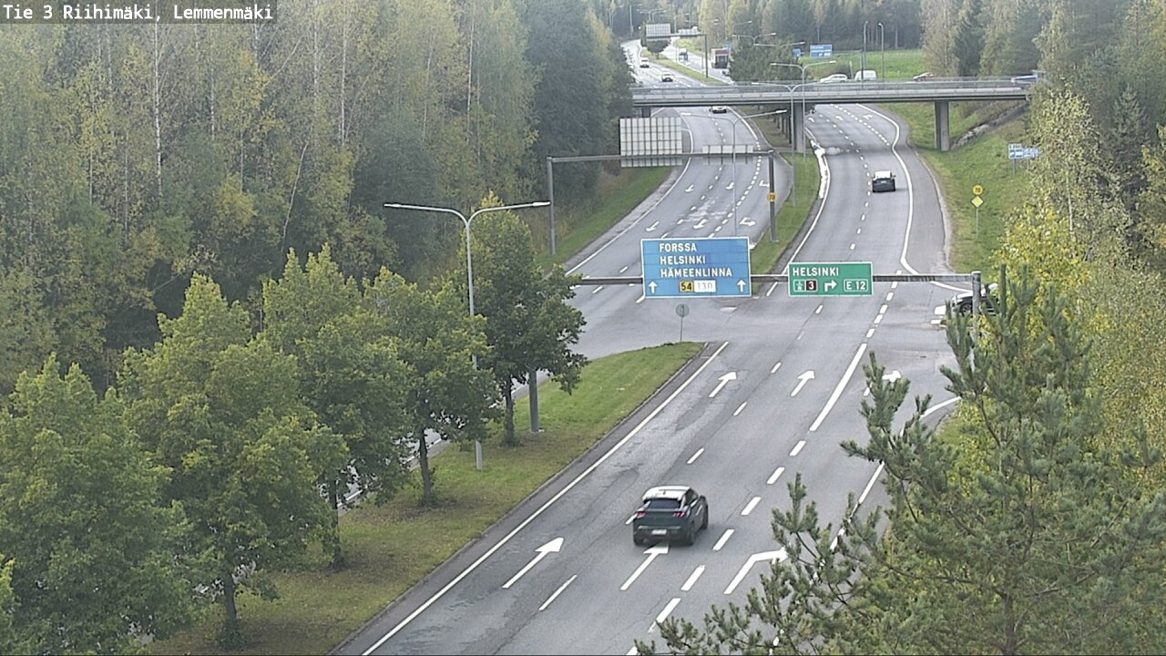 Weather Camera Image Road 3 Riihimäki, Lemmenmäki, Riihimäki, Kanta-Häme