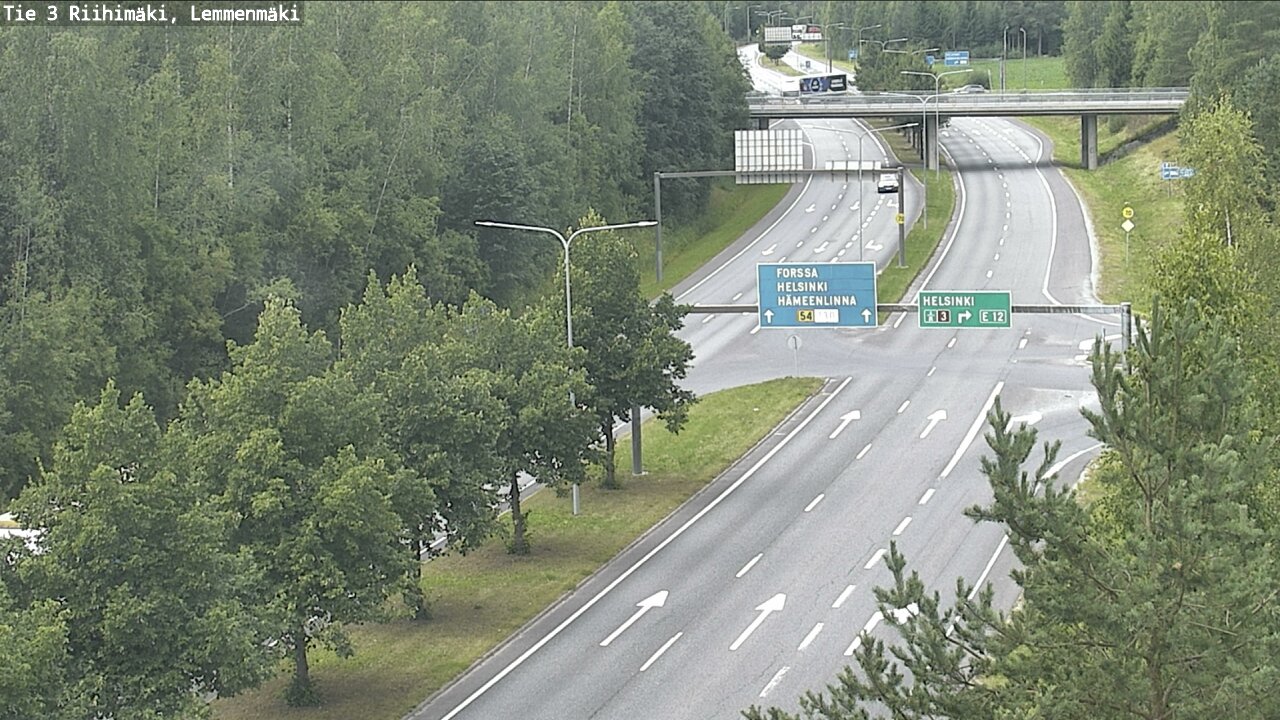 Weather Camera Image Road 3 Riihimäki, Lemmenmäki, Riihimäki, Kanta-Häme