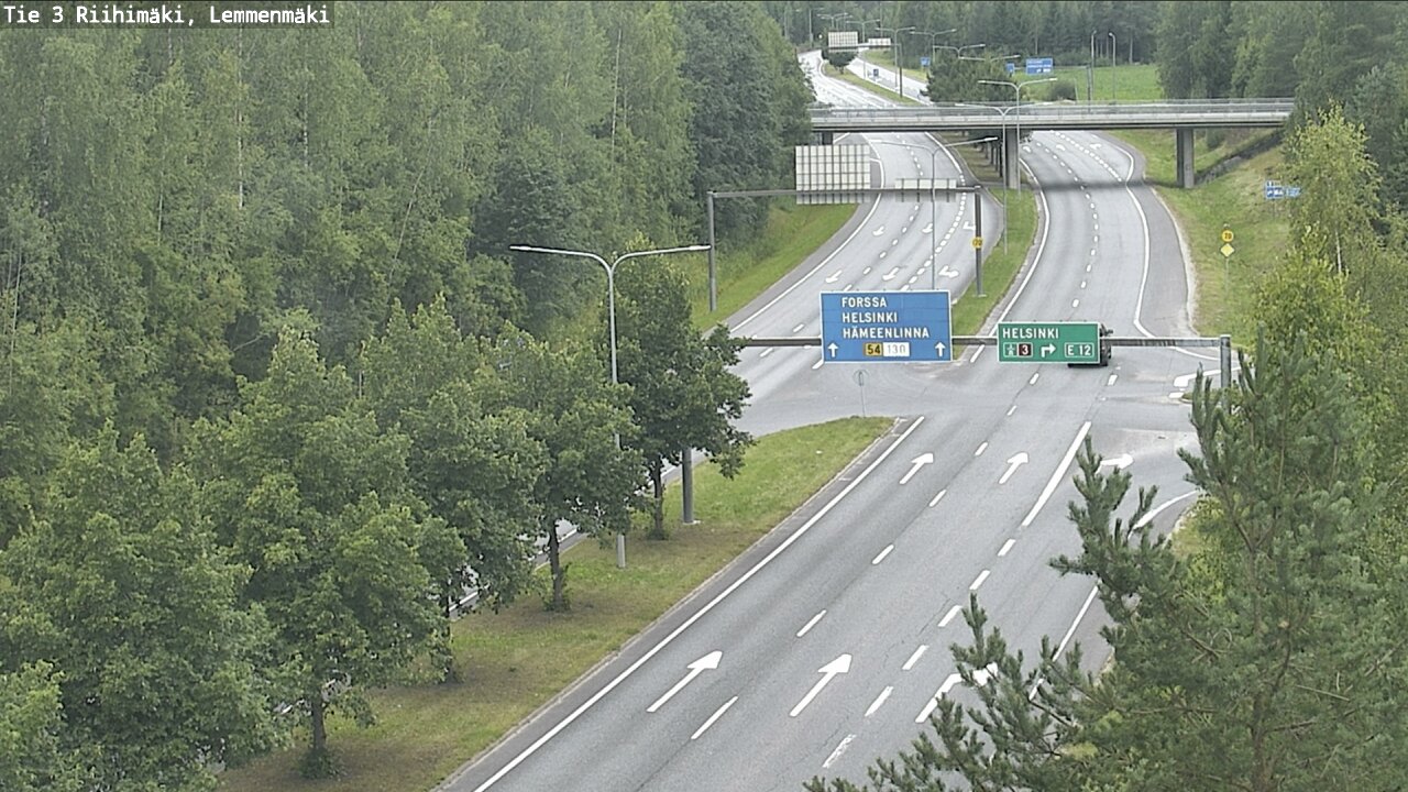 Weather Camera Image Road 3 Riihimäki, Lemmenmäki, Riihimäki, Kanta-Häme