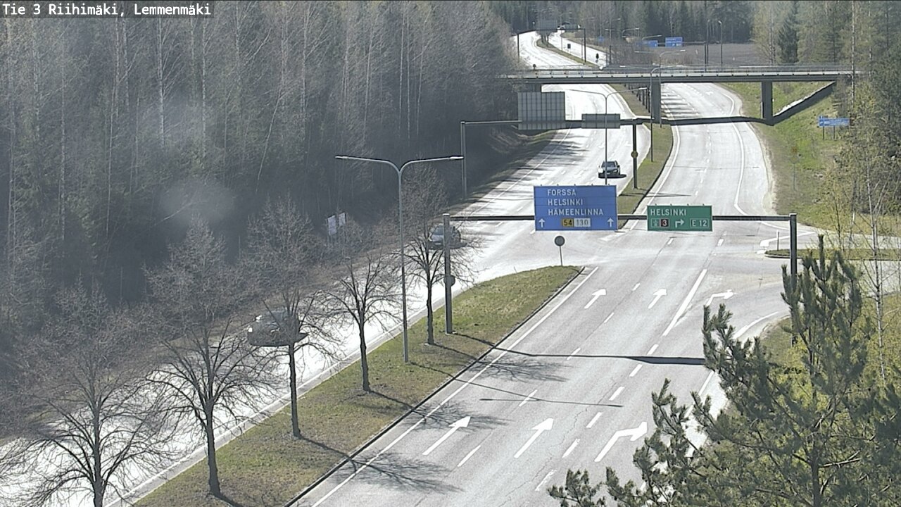 Weather Camera Image Road 3 Riihimäki, Lemmenmäki, Riihimäki, Kanta-Häme