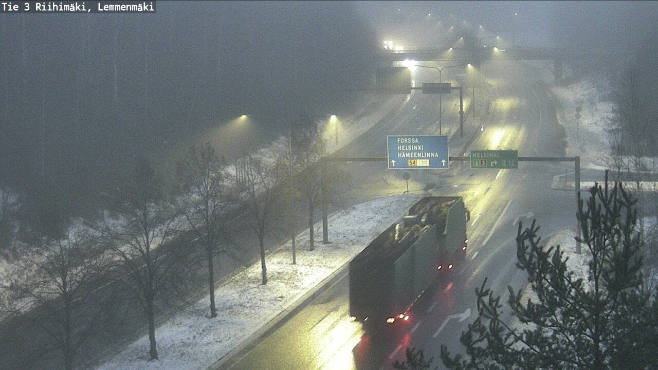 Weather Camera Image Road 3 Riihimäki, Lemmenmäki, Riihimäki, Kanta-Häme
