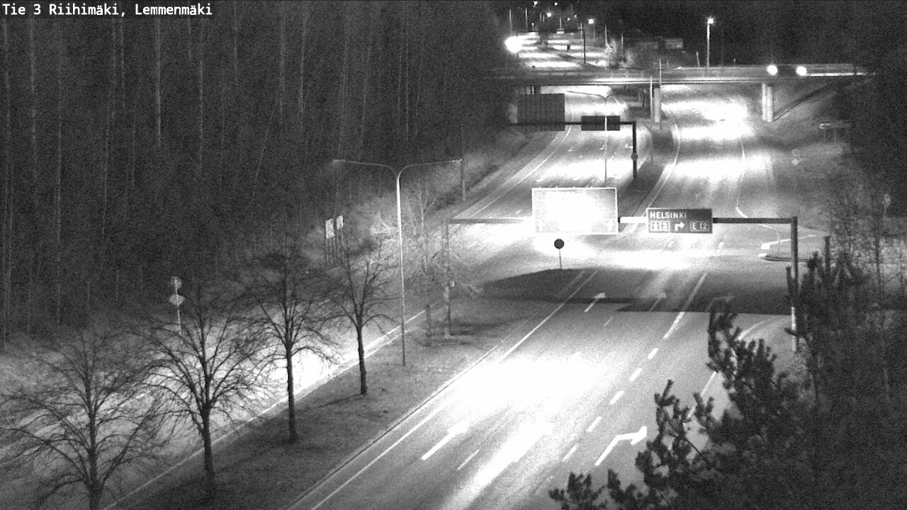 Weather Camera Image Road 3 Riihimäki, Lemmenmäki, Riihimäki, Kanta-Häme
