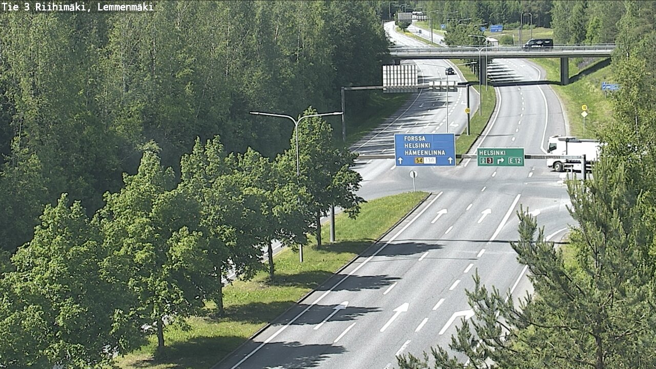 Kelikamerat Kuva Tie 3 Riihimäki, Lemmenmäki, Riihimäki, Kanta-Häme