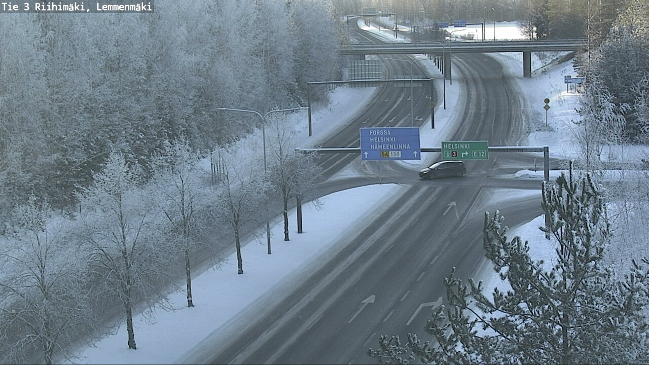 Weather Camera Image Road 3 Riihimäki, Lemmenmäki, Riihimäki, Kanta-Häme