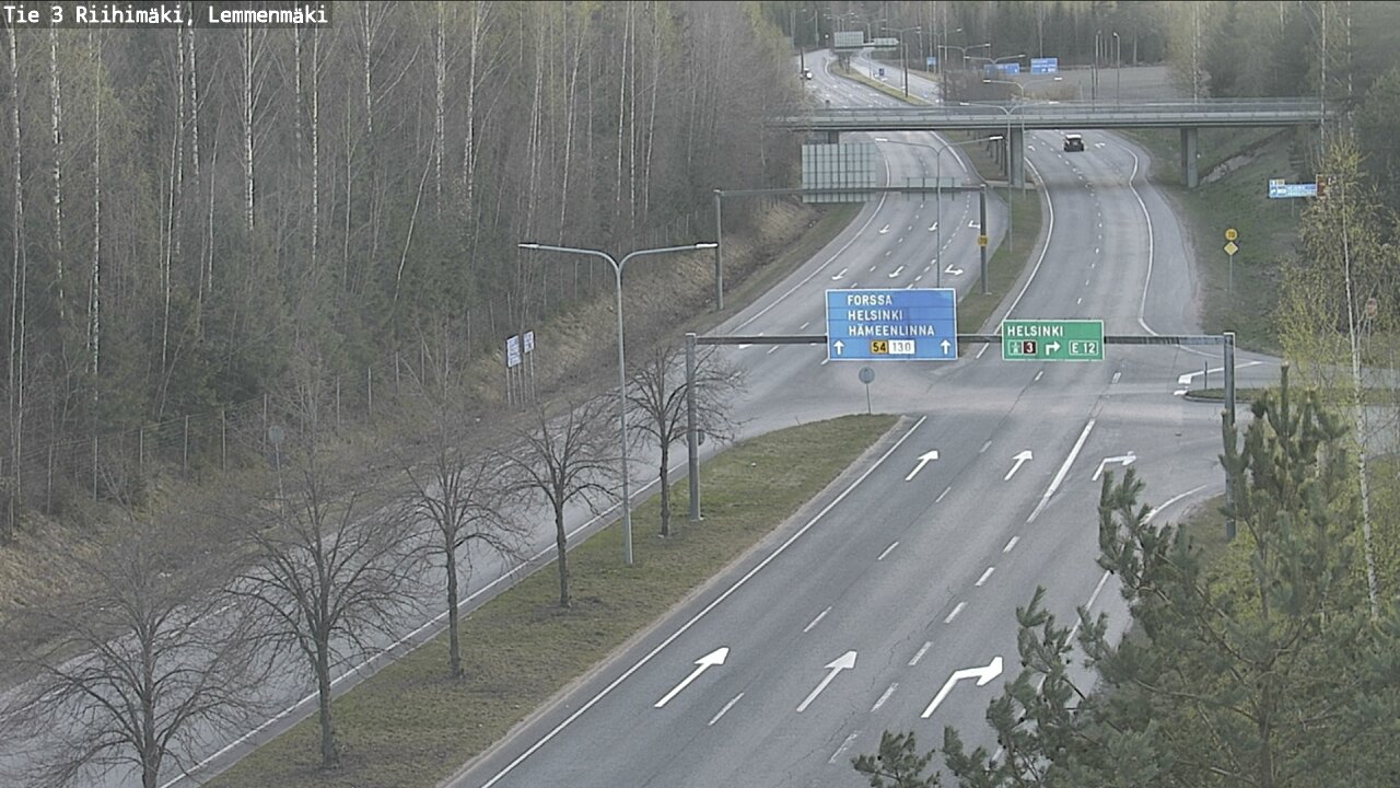 Weather Camera Image Road 3 Riihimäki, Lemmenmäki, Riihimäki, Kanta-Häme