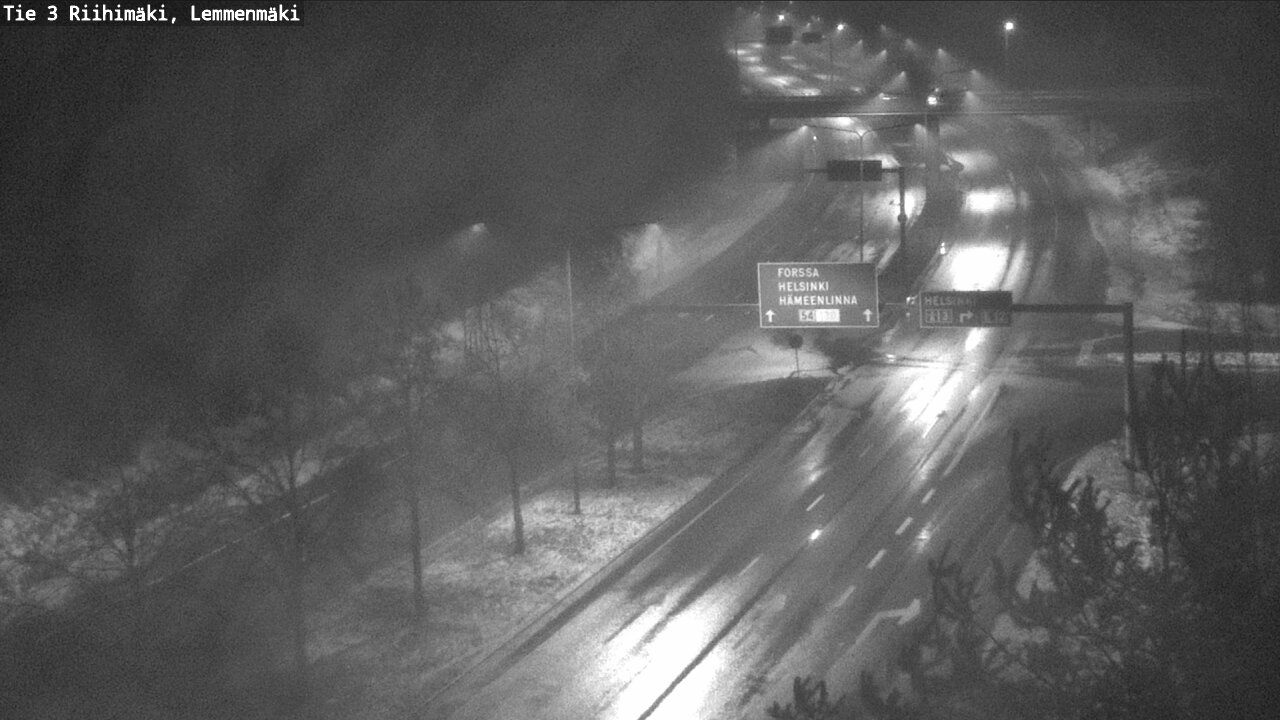 Weather Camera Image Road 3 Riihimäki, Lemmenmäki, Riihimäki, Kanta-Häme