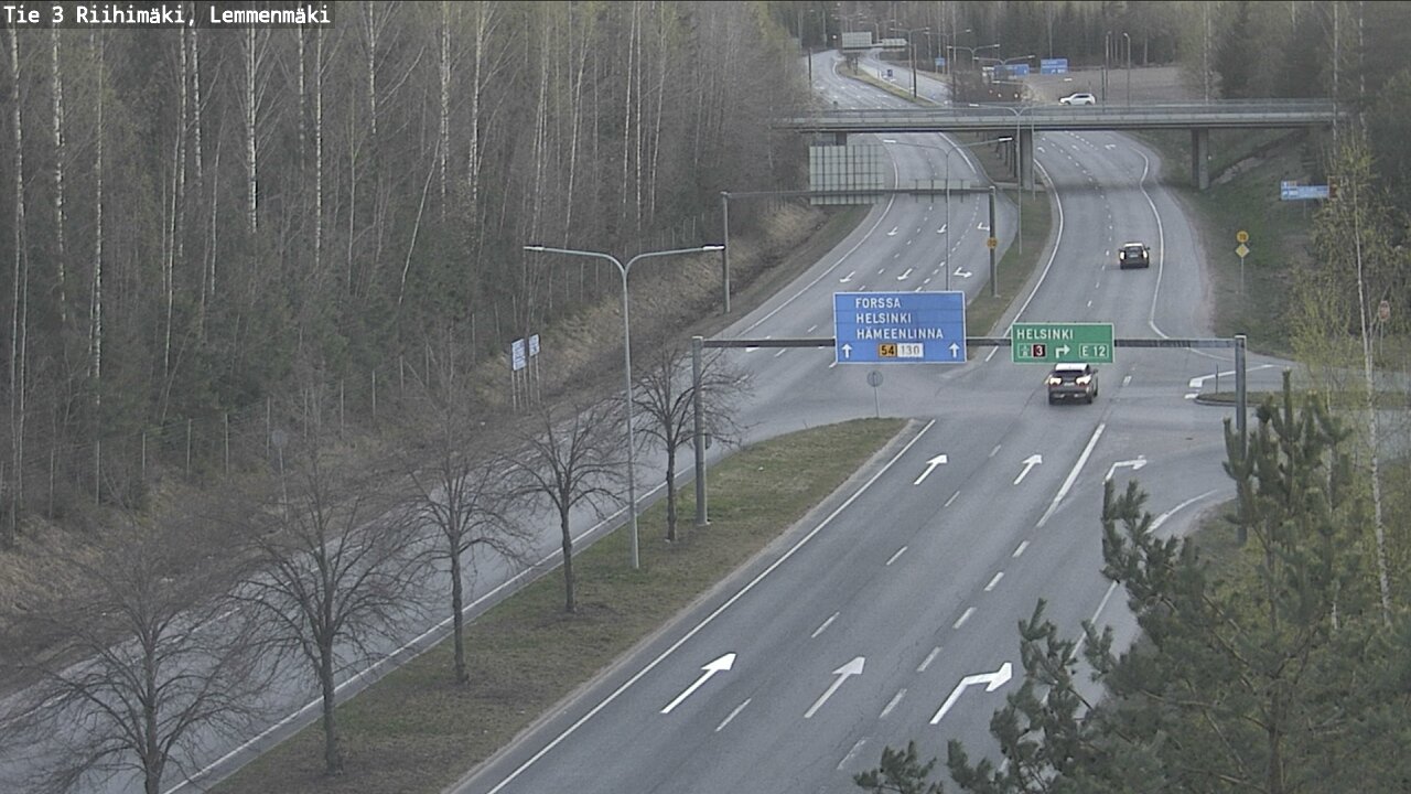 Weather Camera Image Road 3 Riihimäki, Lemmenmäki, Riihimäki, Kanta-Häme