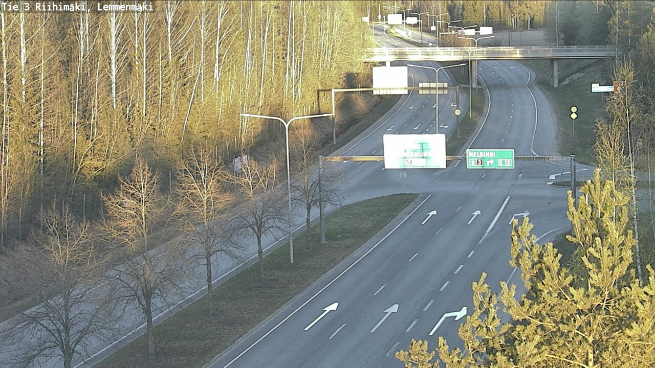 Weather Camera Image Road 3 Riihimäki, Lemmenmäki, Riihimäki, Kanta-Häme