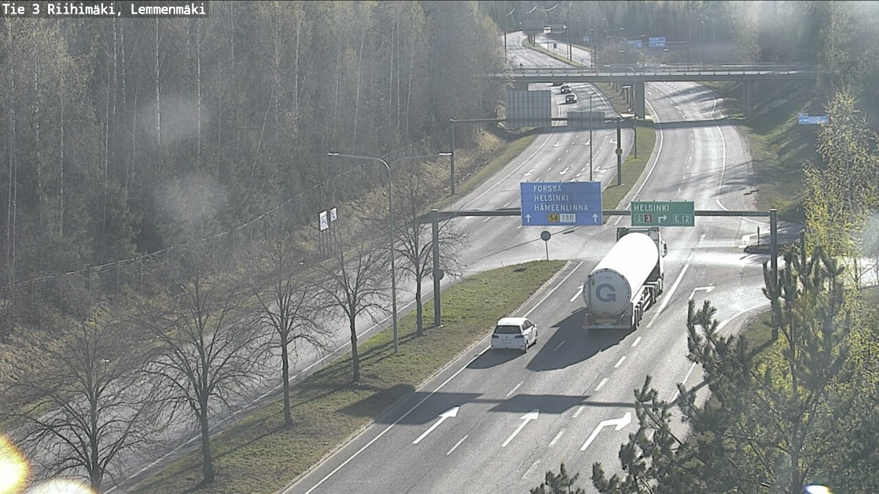 Weather Camera Image Road 3 Riihimäki, Lemmenmäki, Riihimäki, Kanta-Häme