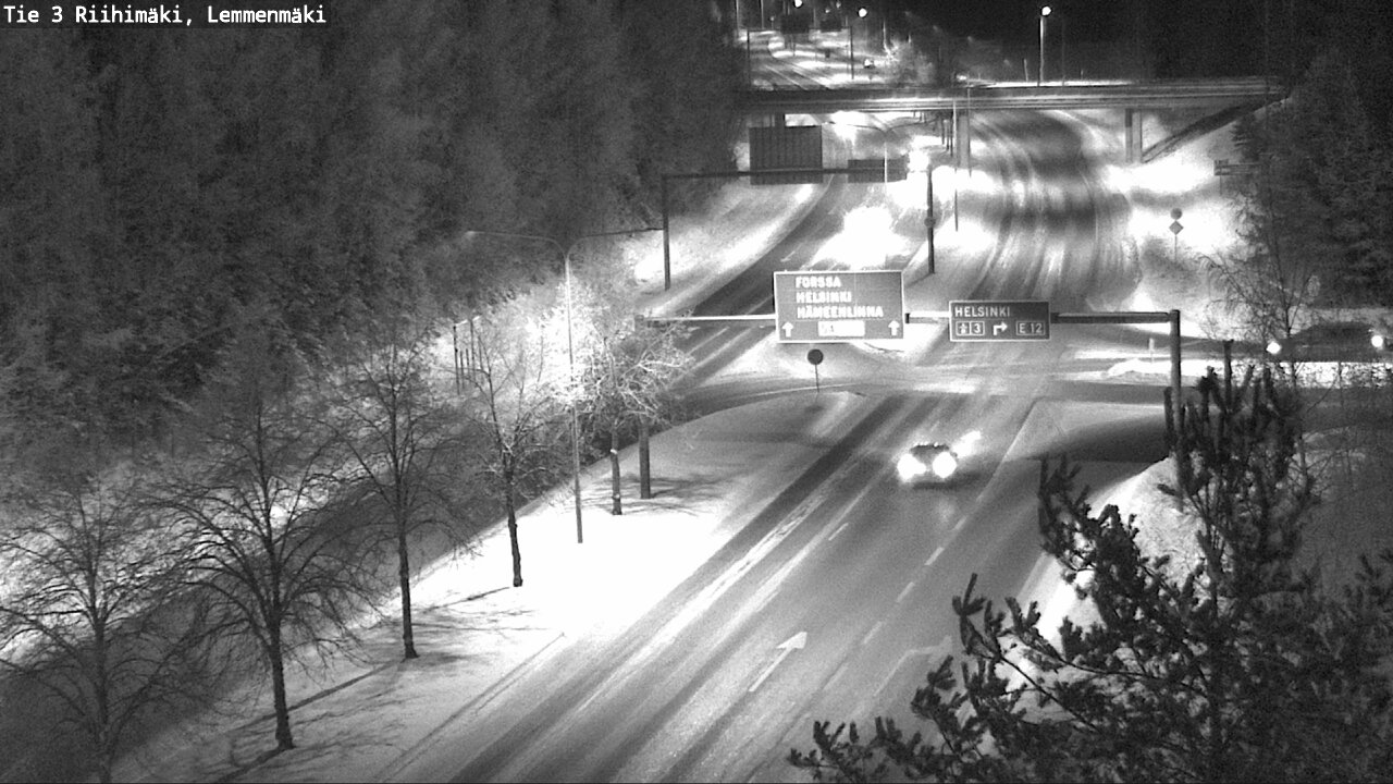 Weather Camera Image Väg 3 Riihimäki, Lemmenmäki, Riihimäki, Kanta-Häme