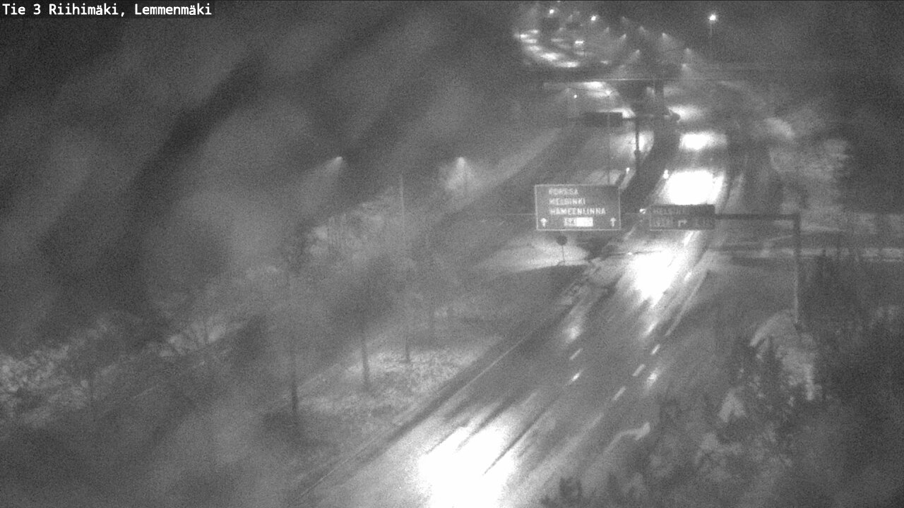 Weather Camera Image Road 3 Riihimäki, Lemmenmäki, Riihimäki, Kanta-Häme