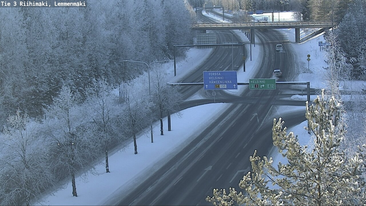 Weather Camera Image Road 3 Riihimäki, Lemmenmäki, Riihimäki, Kanta-Häme