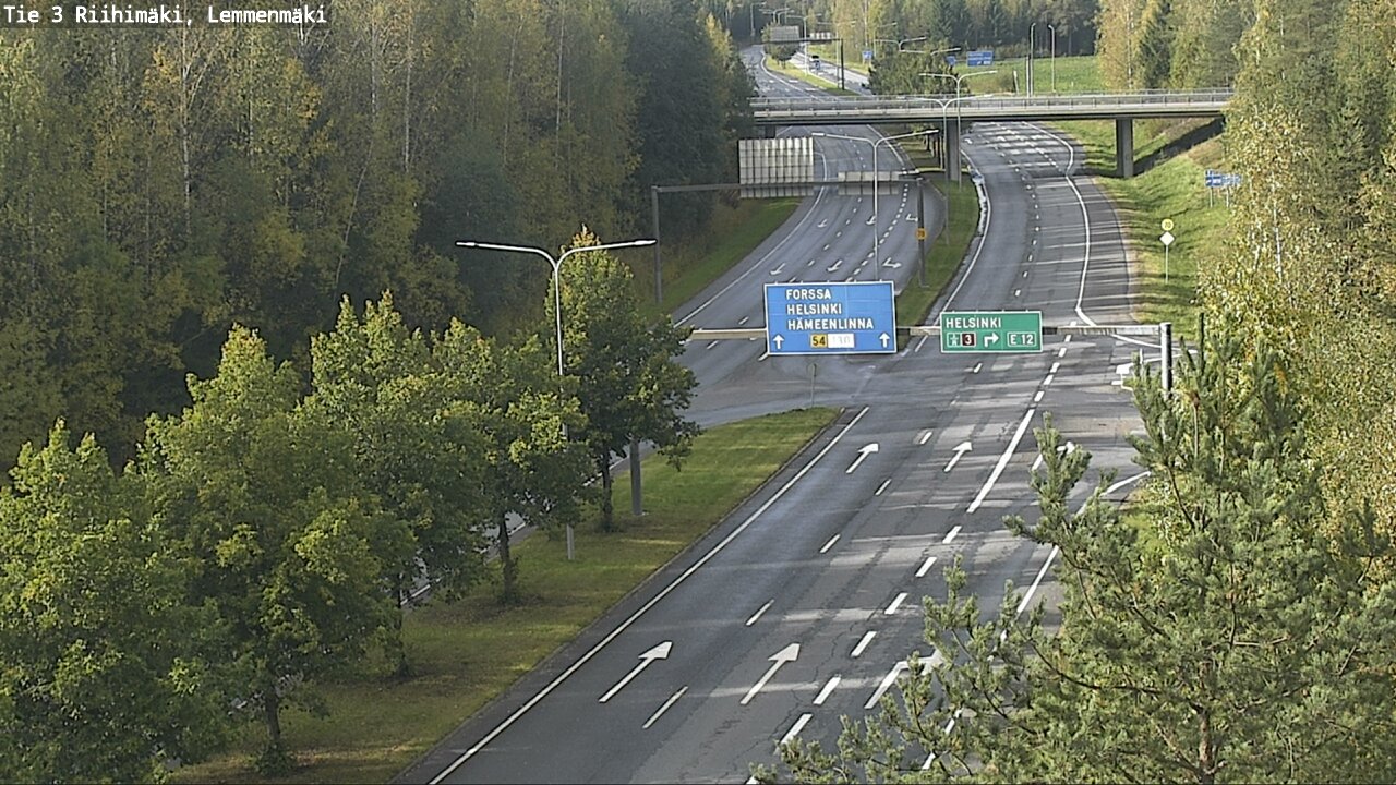 Weather Camera Image Road 3 Riihimäki, Lemmenmäki, Riihimäki, Kanta-Häme