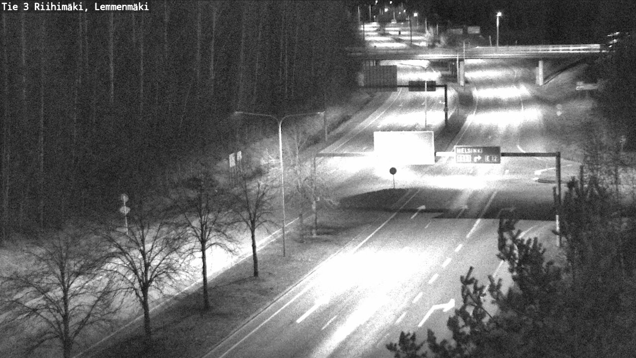Weather Camera Image Road 3 Riihimäki, Lemmenmäki, Riihimäki, Kanta-Häme